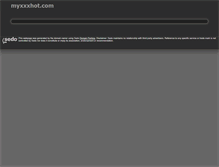 Tablet Screenshot of myxxxhot.com